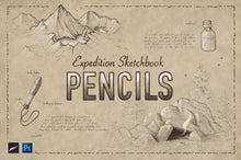 Load image into Gallery viewer, Expedition Sketchbook Pencils