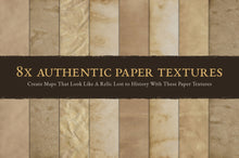 Load image into Gallery viewer, 8 Authentic Paper Textures