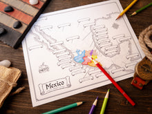 Load image into Gallery viewer, Mexico Fillable Map
