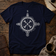 Load image into Gallery viewer, Viking Shield Compass T-Shirt
