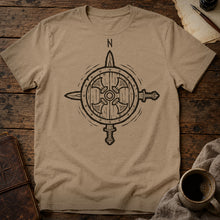 Load image into Gallery viewer, Viking Shield Compass T-Shirt
