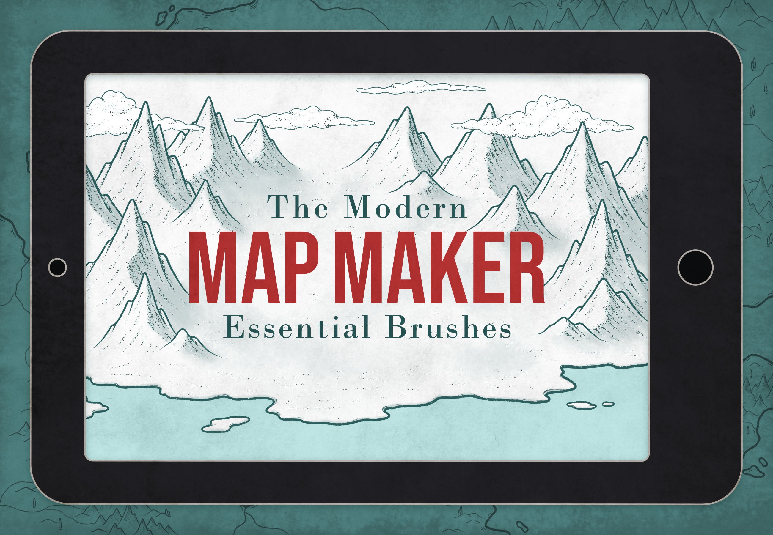 The Modern Map Maker Essential Brushes